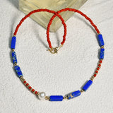 Bohemia Beaded Choker Pearl Necklace for Women