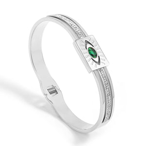 Vintage Evil Eye Bangle Bracelet for Women