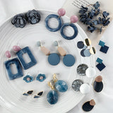 Geometric Acrylic Resin Earrings for Women