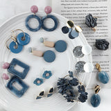 Geometric Acrylic Resin Earrings for Women