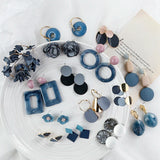 Geometric Acrylic Resin Earrings for Women
