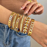 Crystal Zircon Bangles for Women