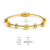 Daisy Stainless Steel Thin Chain Bracelet for Women