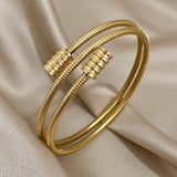 Waterproof Stainless Steel Watch Band Chain Wide Bracelet