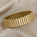 Waterproof Stainless Steel Watch Band Chain Wide Bracelet