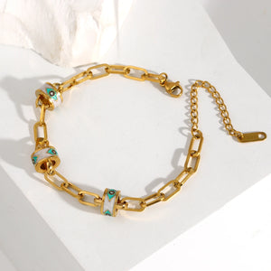 Evil Eye Stainless Steel Bracelet for Women