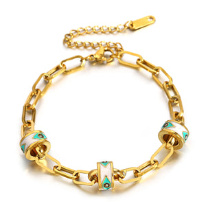 Evil Eye Stainless Steel Bracelet for Women