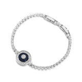 Zircon Evil Eye Bracelet Bangle Lucky Jewelry