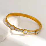 Vintage Boho Evil Eye Stainless Steel Bangles & Bracelets for Women