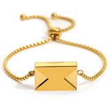 Vintage Story Book Pendant Steel Bracelet for Women