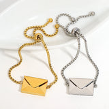 Vintage Story Book Pendant Steel Bracelet for Women