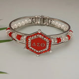 AEO Greek Red Bangle Bracelet