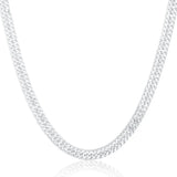 925 Silver 10MM Necklace Chain Men Women Jewelry