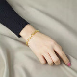 925 Silver Lucky 4-Leaf Clover Bracelet, Women's Jewelry