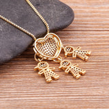 Kids Cartoon Friendship Pendant Necklaces Boys and Girls Chains Jewelry
