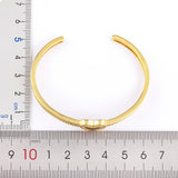 Classic Heart Shape Adjustable Bracelet Copper CZ Decorative Jewelry