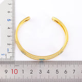Heart Shape Copper Cubic Zircon Women Double-layer Bracelet
