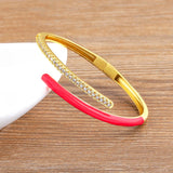 Adjustable CZ Bracelet Woman Gift