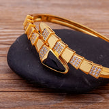 Copper Zircon Snake Bracelet for Women Cuff Bangles Party Wedding Jewelry Gift