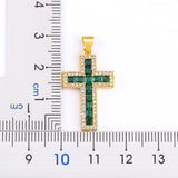 Crystal Pendant Necklace Copper Choker 6 Colors Religion Jewelry Gift