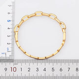 Vintage Copper Zircon Crystal Bracelets for Women