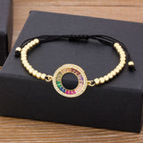 Colorful Crystal Necklace+Bracelet For Woman Men Pendant Charm Fine Jewelry