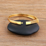 Copper CZ Buckle Bracelet Crystal Jewelry Women Gift