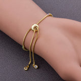 Bohemian Crystal Chain Bracelet Women Charm Wedding Jewelry
