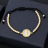 Noble Religious CZ Copper Set for Women