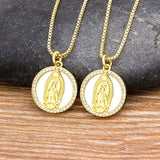 Noble Religious CZ Copper Set for Women