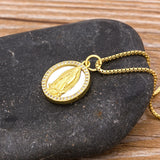 Noble Religious CZ Copper Set for Women
