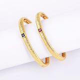 Classic CZ Copper Clasp Bracelet for Women