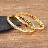 Classic CZ Copper Clasp Bracelet for Women