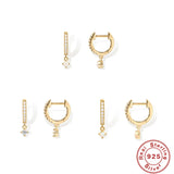 Classic Earring Four Claw Crystal Opal Pearl Earrings for Women Teens