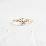 925 Silver Geometric Zircon Ring Wedding Jewelry Bague Femme