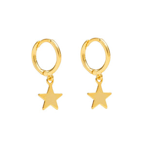 14K Zircon Snake Hoops Earrings Punk Piercing Earings Gift