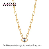 Heart Zircon Clavicle Necklace Choker Collares Bijoux