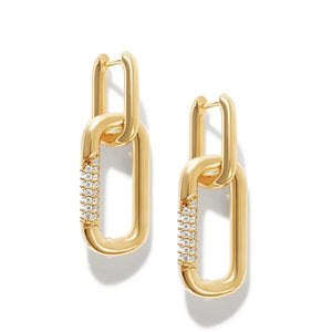 18k Crystal Drop Earrings for Women