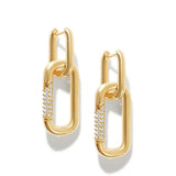 18k Crystal Drop Earrings for Women