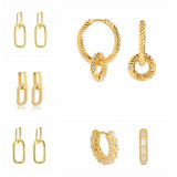 18k Crystal Drop Earrings for Women