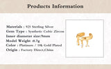 Real Silver 925 Earring Ear Clip Pendientes Jewelry for Women