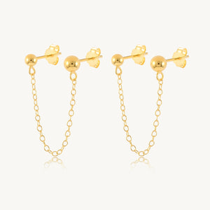 925 Silver Pink Cross Zircon Stud Earrings Set