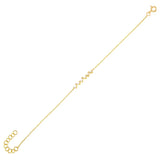 925 Silver Lightning Star Bracelet 18k Chain for Girlfriend Gift Women Jewelry