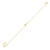 925 Silver Lightning Star Bracelet 18k Chain for Girlfriend Gift Women Jewelry
