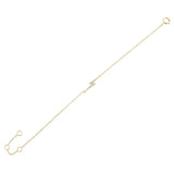 925 Silver Lightning Star Bracelet 18k Chain for Girlfriend Gift Women Jewelry
