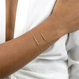 925 Silver Lightning Star Bracelet 18k Chain for Girlfriend Gift Women Jewelry