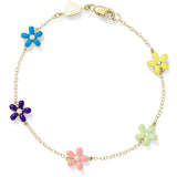 925 Silver Bracelet Women Charm Jewelry Flower Chain Gift