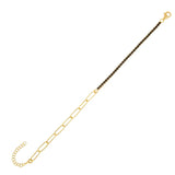 CZ Tennis Bracelet Box Chain Jewelry Bangle for Women
