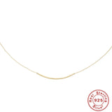 S925 Sterling Silver Metal Clavicle Chain for Women