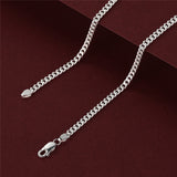 Minimalist Chain Necklace 925 Sterling Silver Necklaces For Women